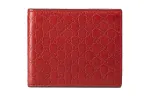 GUCCI Cow Leather Wallet Regular Unisex Red
