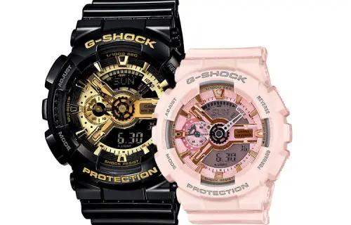 CASIO Unisex Pair Table Series Black Watch