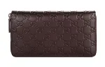 GUCCI Leather Wallet Unisex Brown