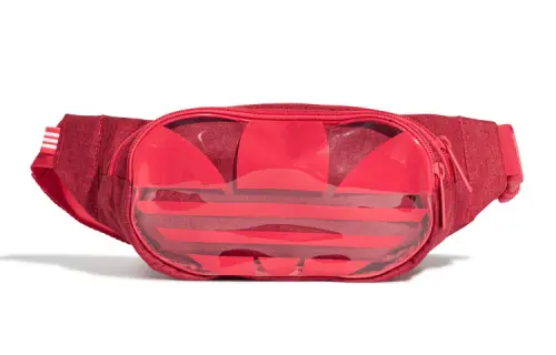 Adidas Originals Trefoil Polyester Shoulder Bag, Crossbody Bag, Fanny Pack Regular Unisex True Red