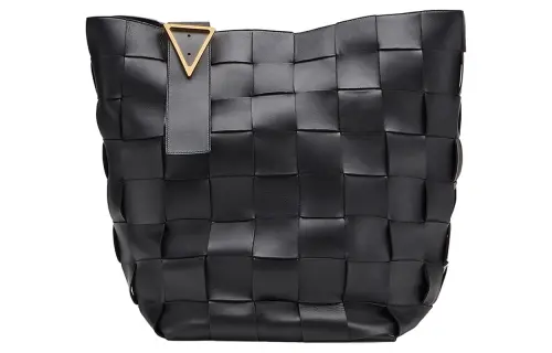 Bottega Veneta Sheepskin Crossbody Bag Regular Women's Black
