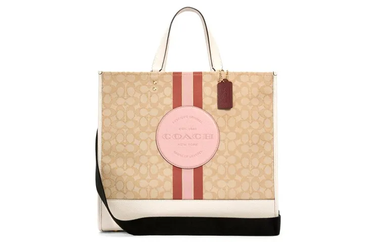 COACH Dempsey Leather Tote Bag, Shopping Bag, Shoulder Bag, Crossbody Bag, Handbag Large Women's