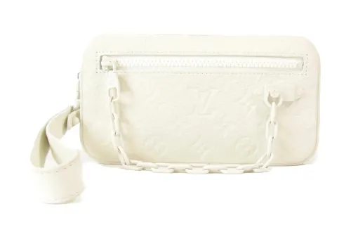 LOUIS VUITTON Pochette Volga Monogram White