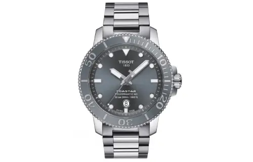TISSOT Starfish Collection Automatic Mechanical Movement Men's Watches Watch 43mm Gray Dial Stainless Steel Case
