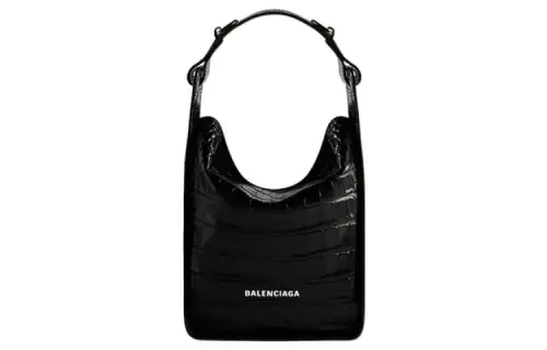 Balenciaga Calfskin Tote Bag, Shopping Bag, Shoulder Bag, Handbag Small Women's Black
