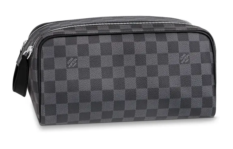 Louis Vuitton Dopp damier graphite wash bag