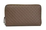 GUCCI Leather Wallet Men's Brown