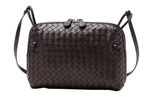 Bottega Veneta Sheepskin Shoulder Bag Women's Brown