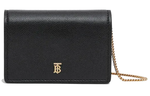 Burberry Cow Leather Crossbody Bag, Shoulder Bag Mini Women's Black