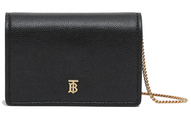 Burberry Cow Leather Crossbody Bag, Shoulder Bag Mini Women's Black