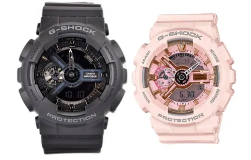 CASIO Unisex Pair Table Series 55mm Black Watch