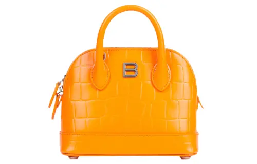 Balenciaga Calfskin One Shoulder Handbag Women's Orange