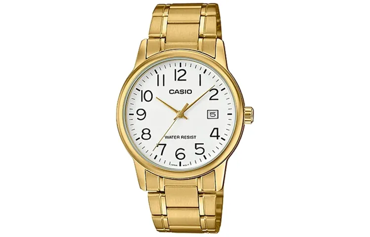 CASIO Men Standard Series Silver Watch MTP-V002G-7B2