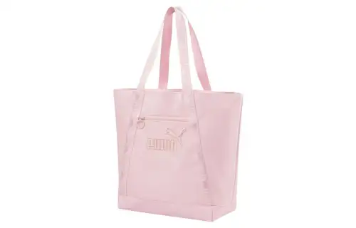 PUMA Fabric Tote Bag, Shopping Bag, Shoulder Bag, Handbag Regular Women's Cherry Blossom Pink