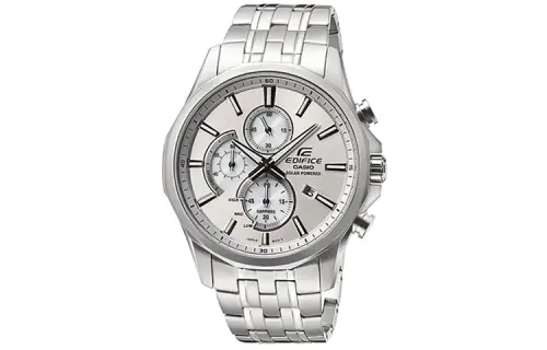 CASIO Men EDIFICE 44.9mm Silver Watch