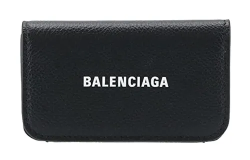 Balenciaga Cow Leather Wallet Women's Black