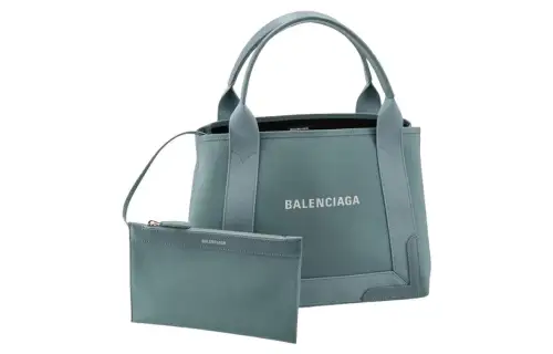 Balenciaga Calfskin Tote Bag, Shopping Bag, Handbag, Shoulder Bag Women's Blue
