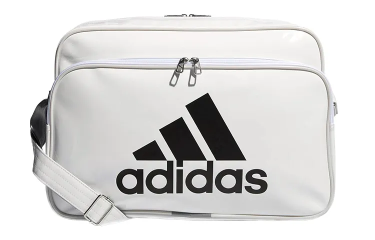 Adidas Polyurethane Crossbody Bag, Shoulder Bag Regular Unisex White