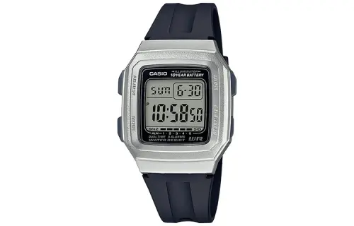 CASIO Unisex YOUTH 41mm Gray Watch F-201WAM-7A