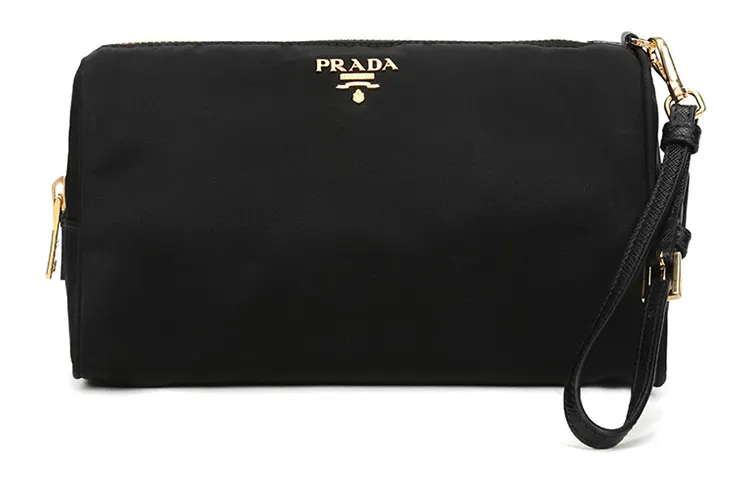 PRADA Fabric Clutch Women's Black