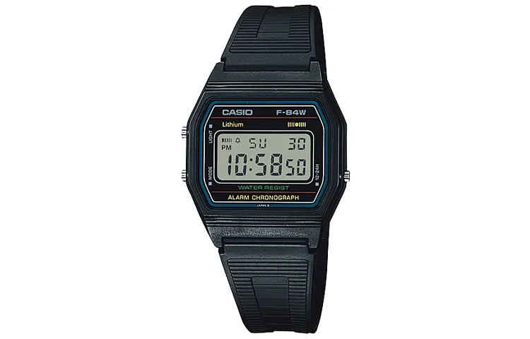 CASIO Men YOUTH Black Watch F-84W-1
