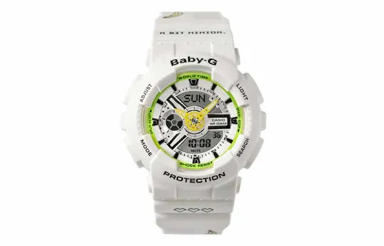 CASIO BABY G Minion Co branded Model Quartz Movement Resin Strap Watch Women's Watch White Dial