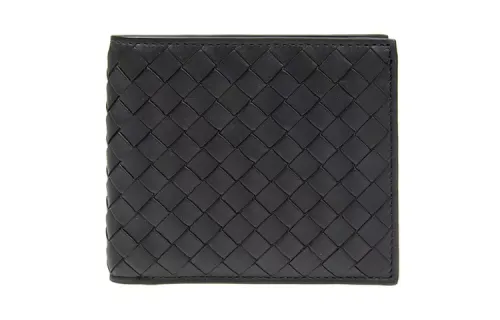 Bottega Veneta Leather Wallet Men's Black