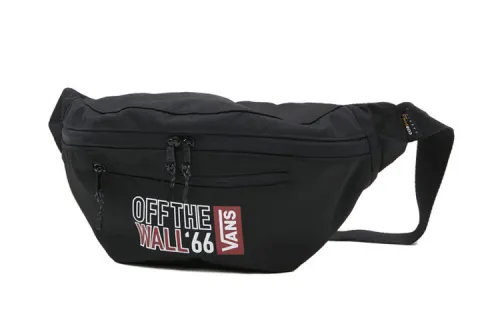 Vans Polyester Crossbody Bag, Shoulder Bag, Fanny Pack Regular Unisex Black