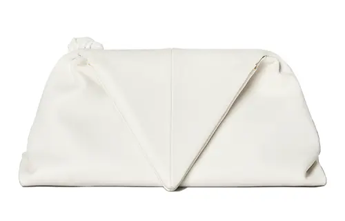 Bottega Veneta Lambskin Envelope Bag, Clutch Women's White