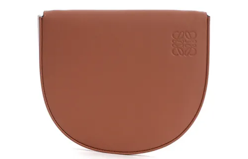 LOEWE Cow Leather Horseshoe Bag, Crossbody Bag, Shoulder Bag Women's Brown
