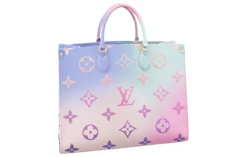 LOUIS VUITTON Onthego Gm Sunrise Pastel