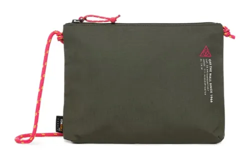 Vans Nylon Fabric Crossbody Bag, Shoulder Bag Regular Unisex Army Green