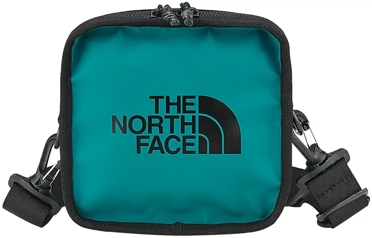 THE NORTH FACE 2.5L Shoulder Bag, Crossbody Bag, Outdoor Bag Nylon Green Unisex