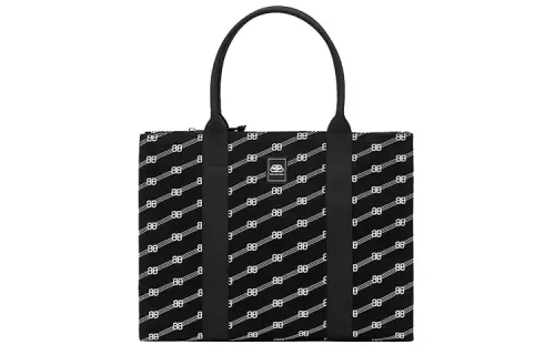 Balenciaga Fabric Tote Bag, Shopping Bag, Handbag Regular Unisex Black