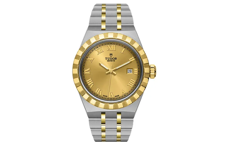 TUDOR Royal Collection Automatic Mechanical Movement 100m Waterproof Women's Watch 28mm Gold Dial