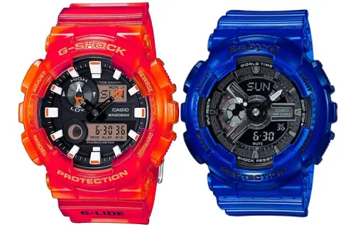 CASIO Unisex Pair Table Series Black Watch
