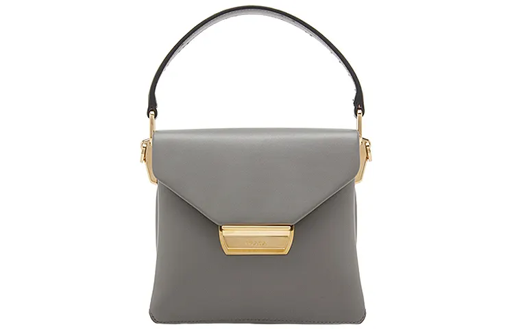 PRADA Cow Leather Handbag Women's Marble Color