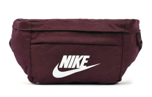 Nike Polyester Crossbody Bag, Fanny Pack Small Unisex Burgundy