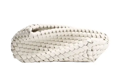 Bottega Veneta Cow Leather Clutch Women's White
