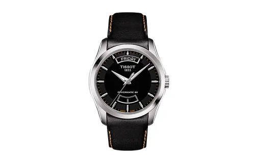 TISSOT Kutu Collection Automatic Mechanical Movement Men's Watches Watch 39mm Black Dial Stainless Steel Case