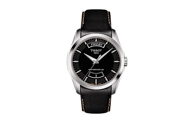 TISSOT Kutu Collection Automatic Mechanical Movement Men's Watches Watch 39mm Black Dial Stainless Steel Case