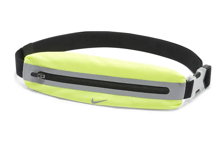 Nike Polyamide Fanny Pack, Crossbody Bag, Sling Bag Regular Unisex Neon Yellow