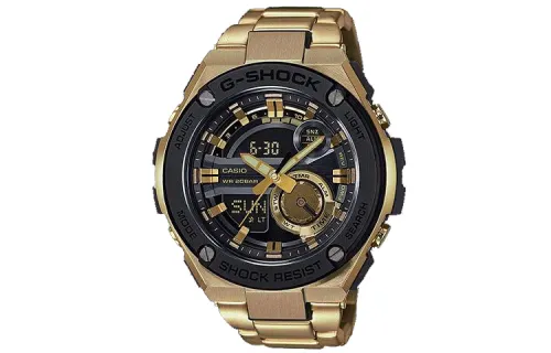 CASIO Men G-STEEL Series 52.4mm Black Watch GST-210GD-1A