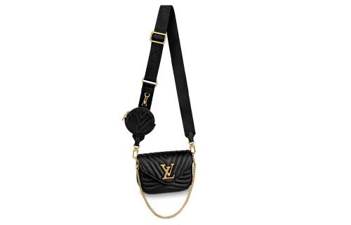 LOUIS VUITTON New Wave Multi-Pochette Crossbody Bag With Removable Coin Purse