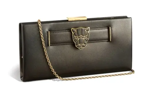 CARTIER PANTHÈRE Lambskin Shoulder Bag, Crossbody Bag Women's Bronze