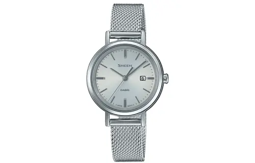 CASIO Women's SHEEN Silver Watch SHS-D300DC-7A