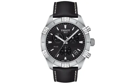 TISSOT PR100 Collection Quartz Movement 100m Waterproof Men's Watches Watch Black Dial Stainless Steel Case