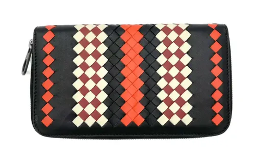 Bottega Veneta Cow Leather Wallet Unisex Multicolor