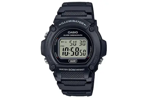 CASIO Men Black Watch W-219H-1A
