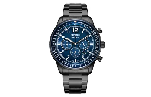 CITIZEN FUTURE FORCE Series Light Powered Quartz Movement Stainless Steel Strap Watch Men's Watches